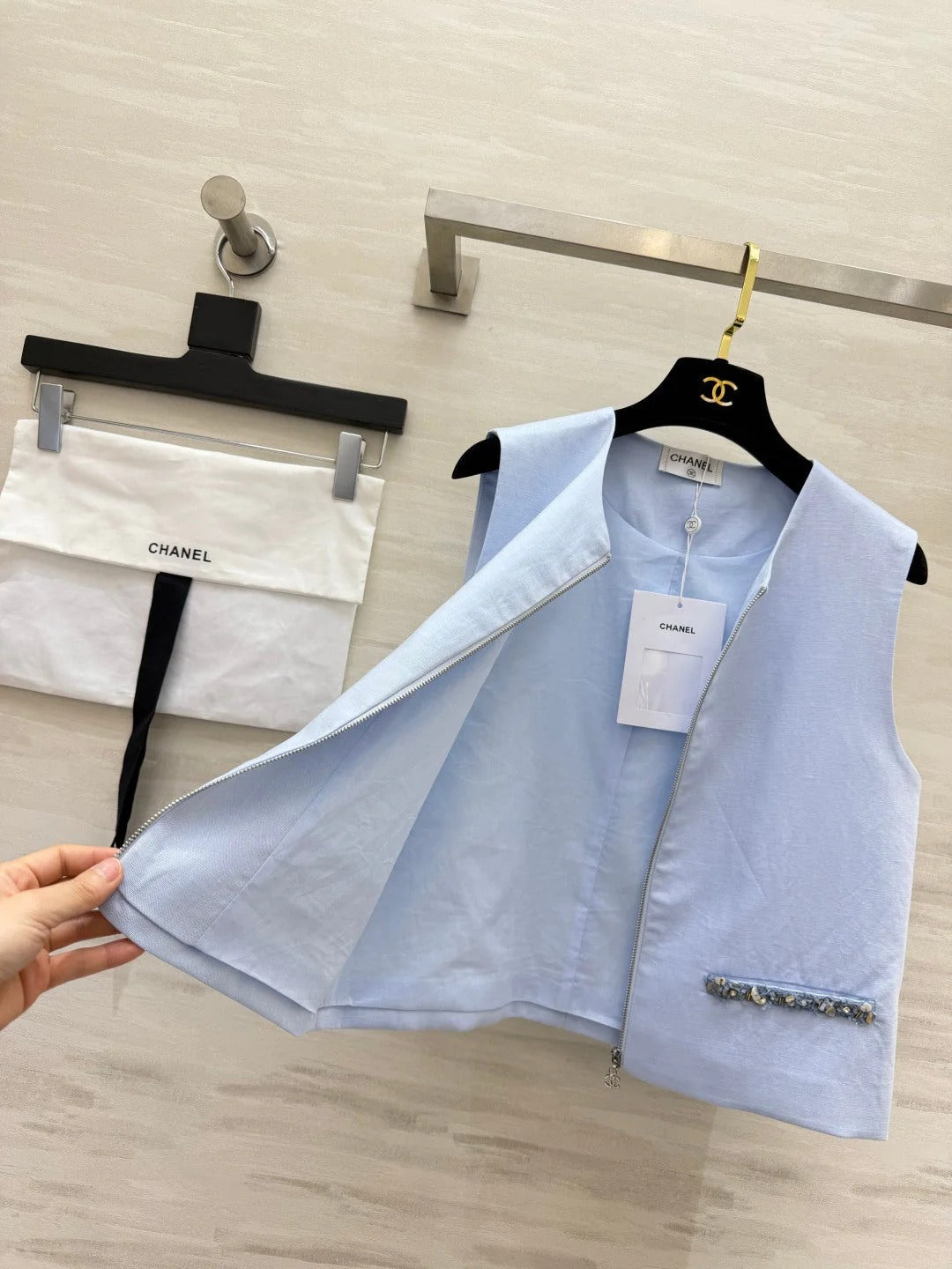 Chanel 2026 Vest Shirt Cotton-Linen 398793