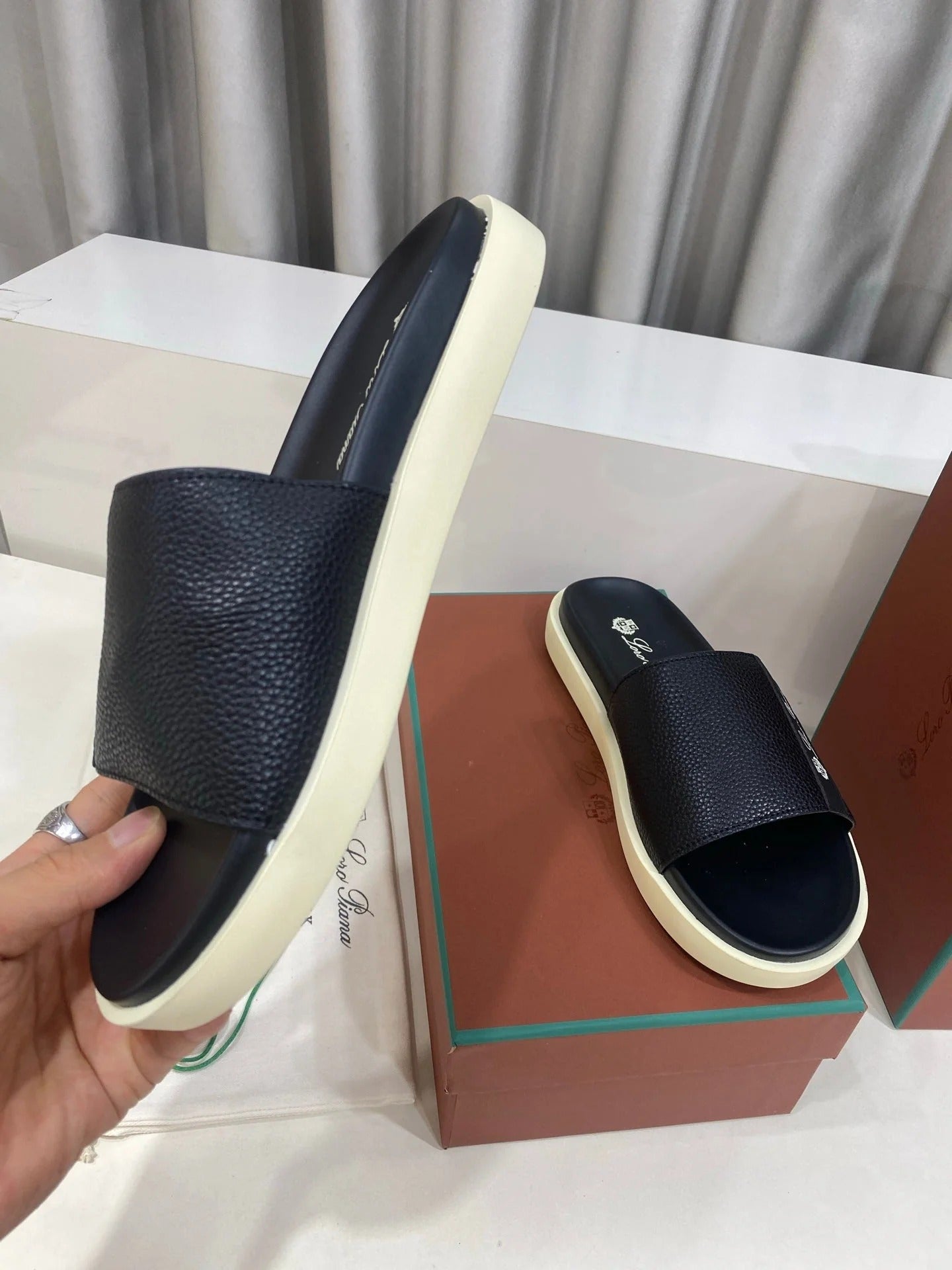 Loro Piana 2026 Slipper Suede Leather 911320