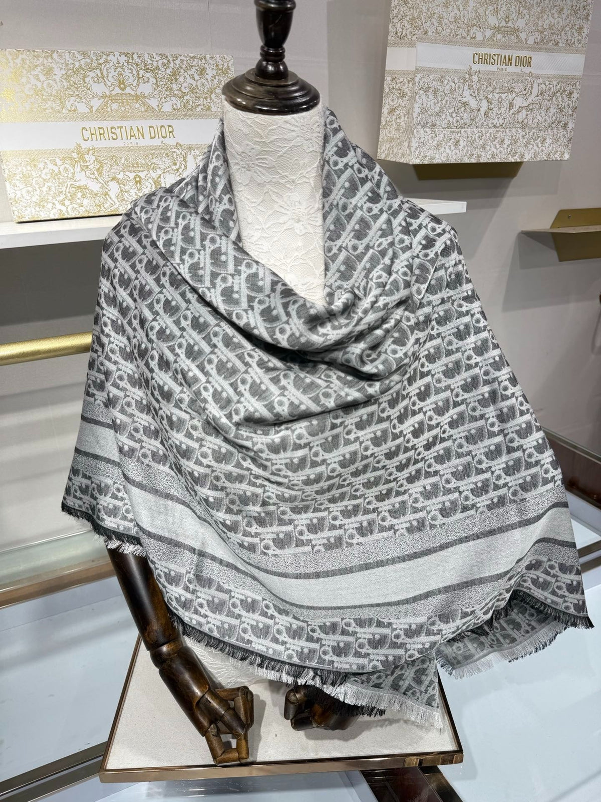 Dior 2026 Scarf 140cm Mulberry Silk 217282