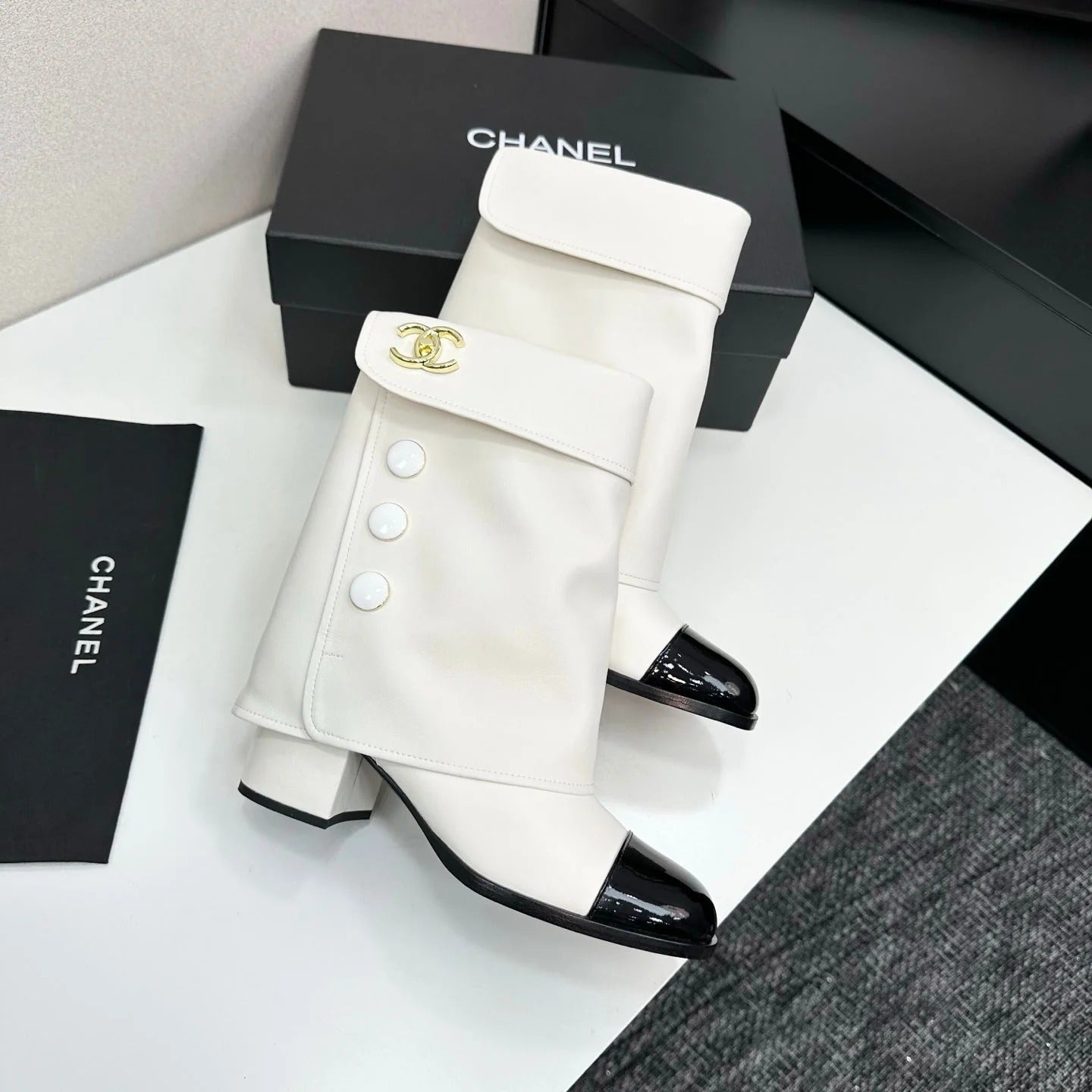 Chanel 2026 Ankle Boots 55mm Cowhide 985752