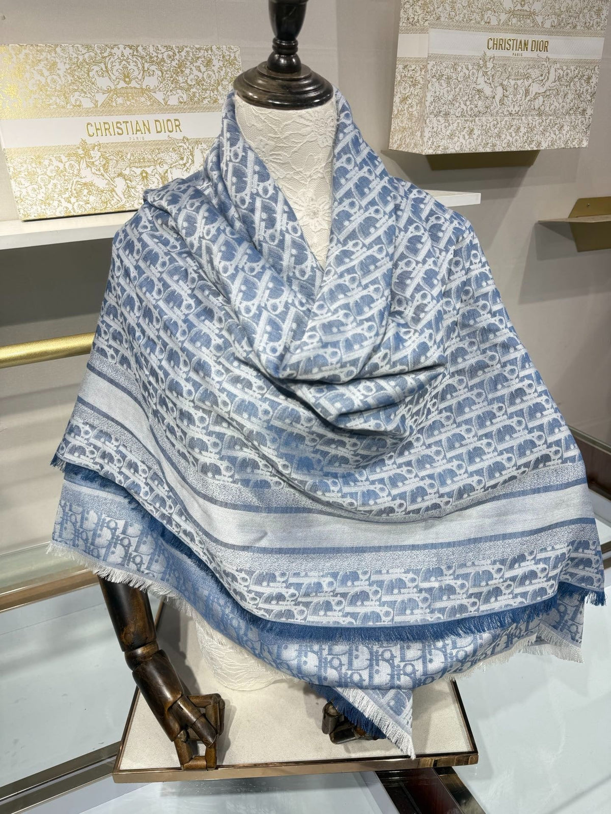Dior 2026 Scarf 140cm Mulberry Silk 217282