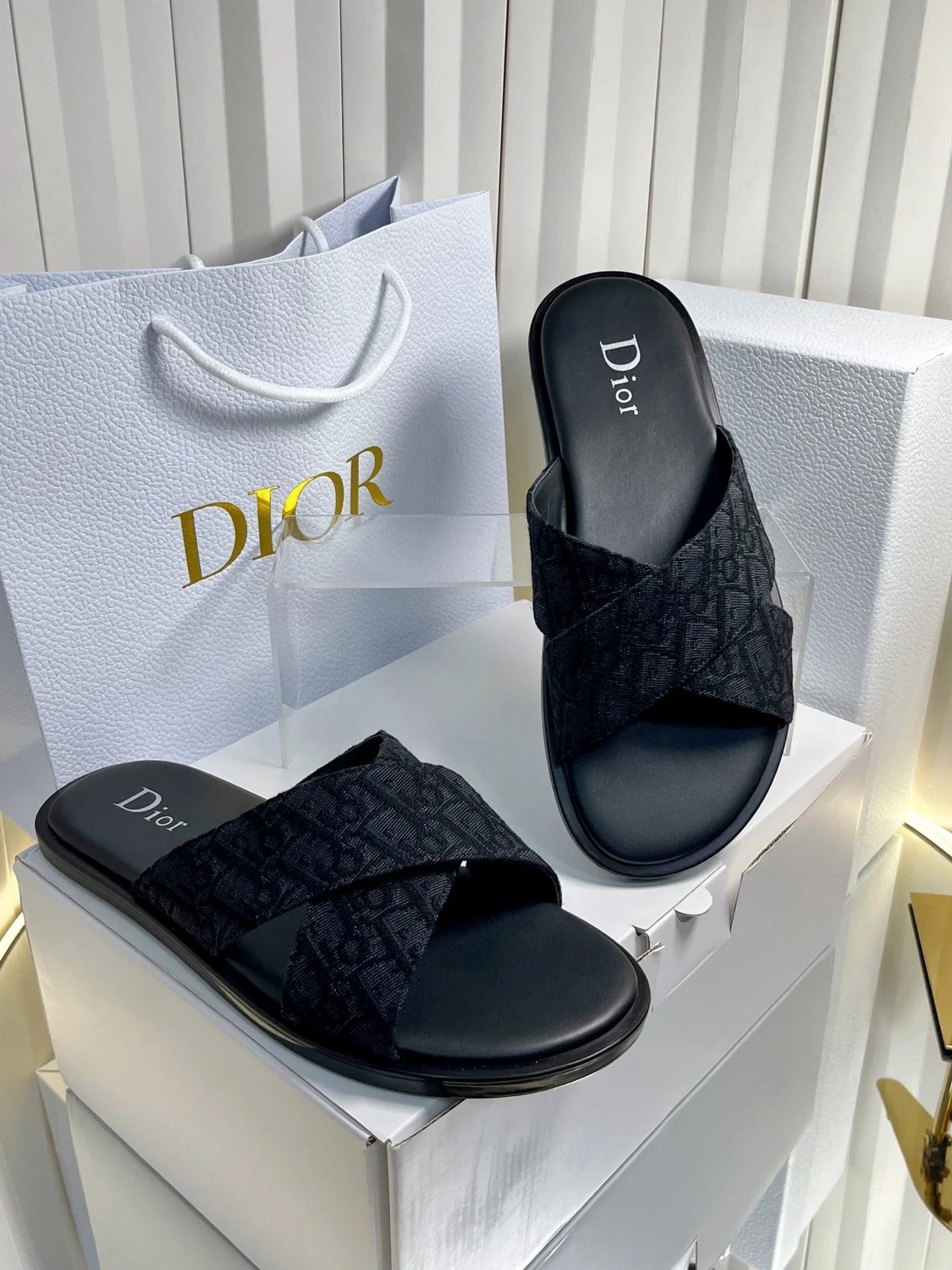 Dior 2026 Alias Sandals Canvas Leather 922917