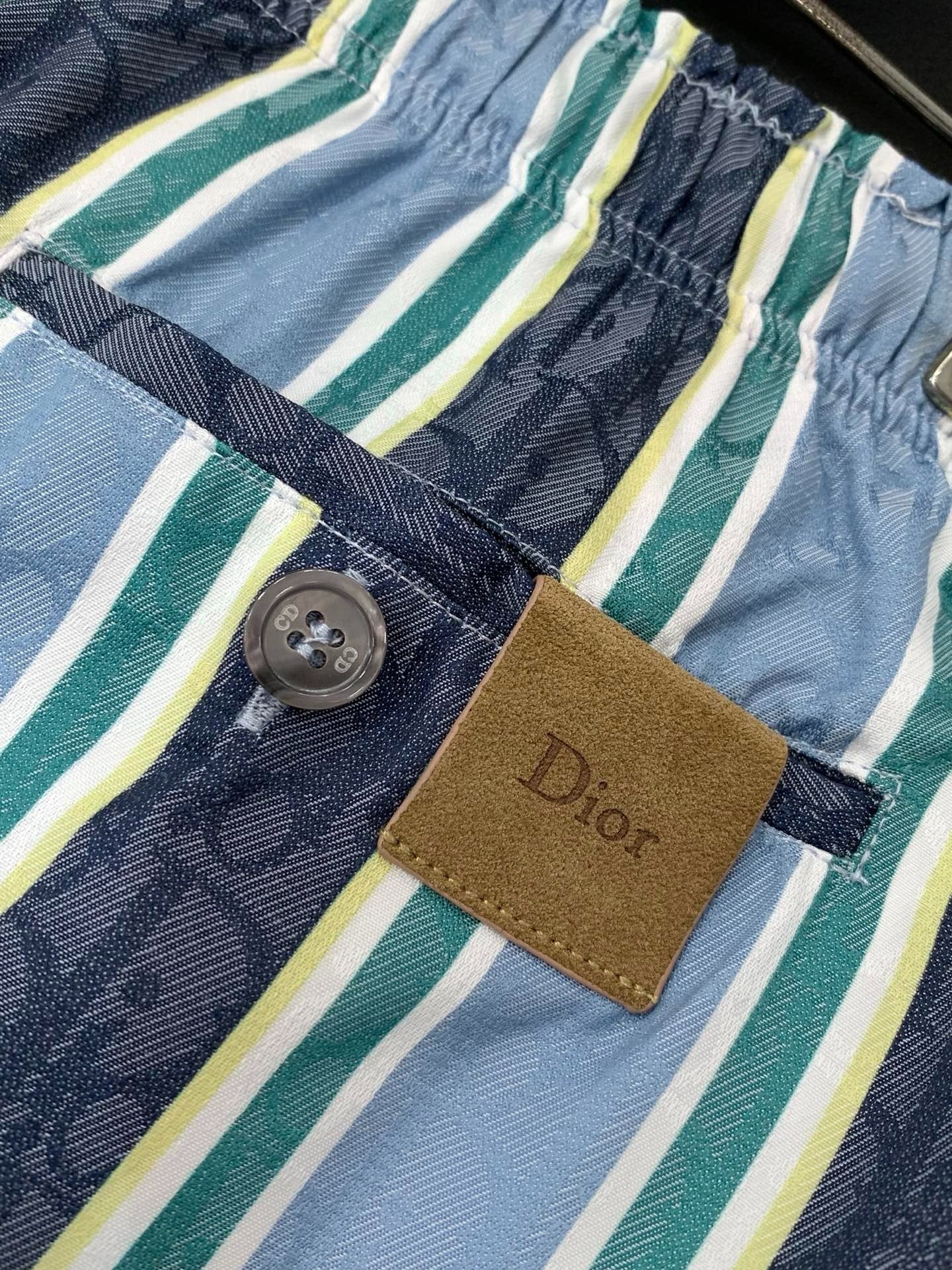 Dior 2026 Set Stripes Blue Cotton 628223