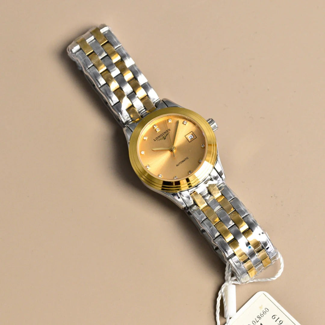 Longines Flagship 28mm Stainless Steel Gold Case