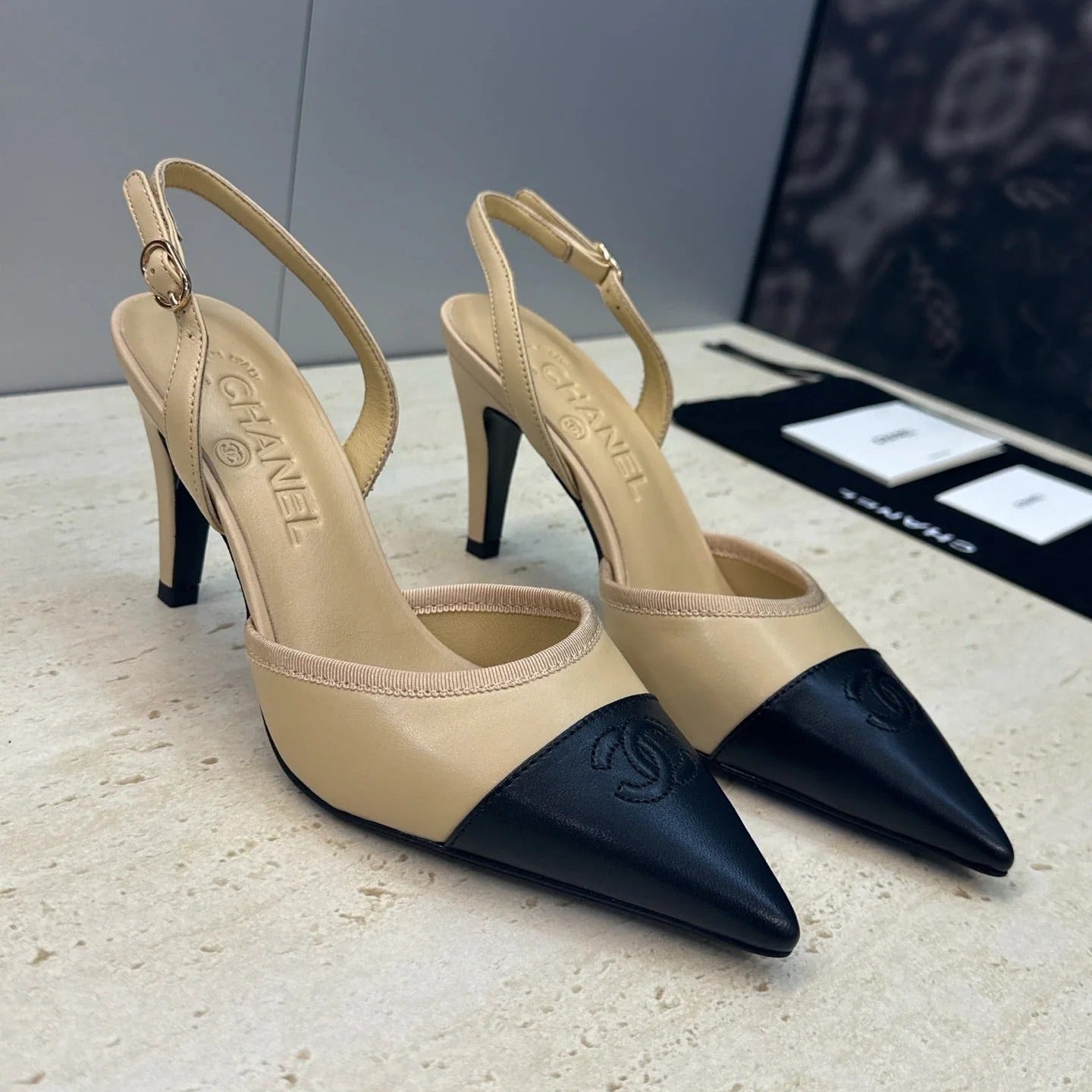 CC 2026 High-Heeled Slingback 80 Sheepskin 700795