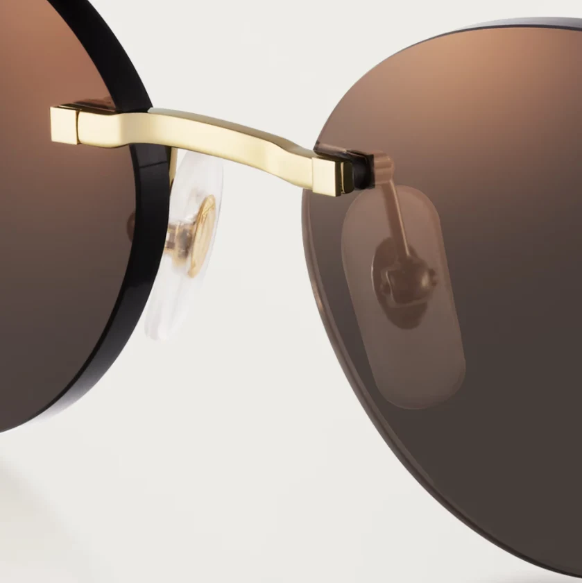 Cartier Panthère CT0504S Gold With Grey Lenses Sunglasses
