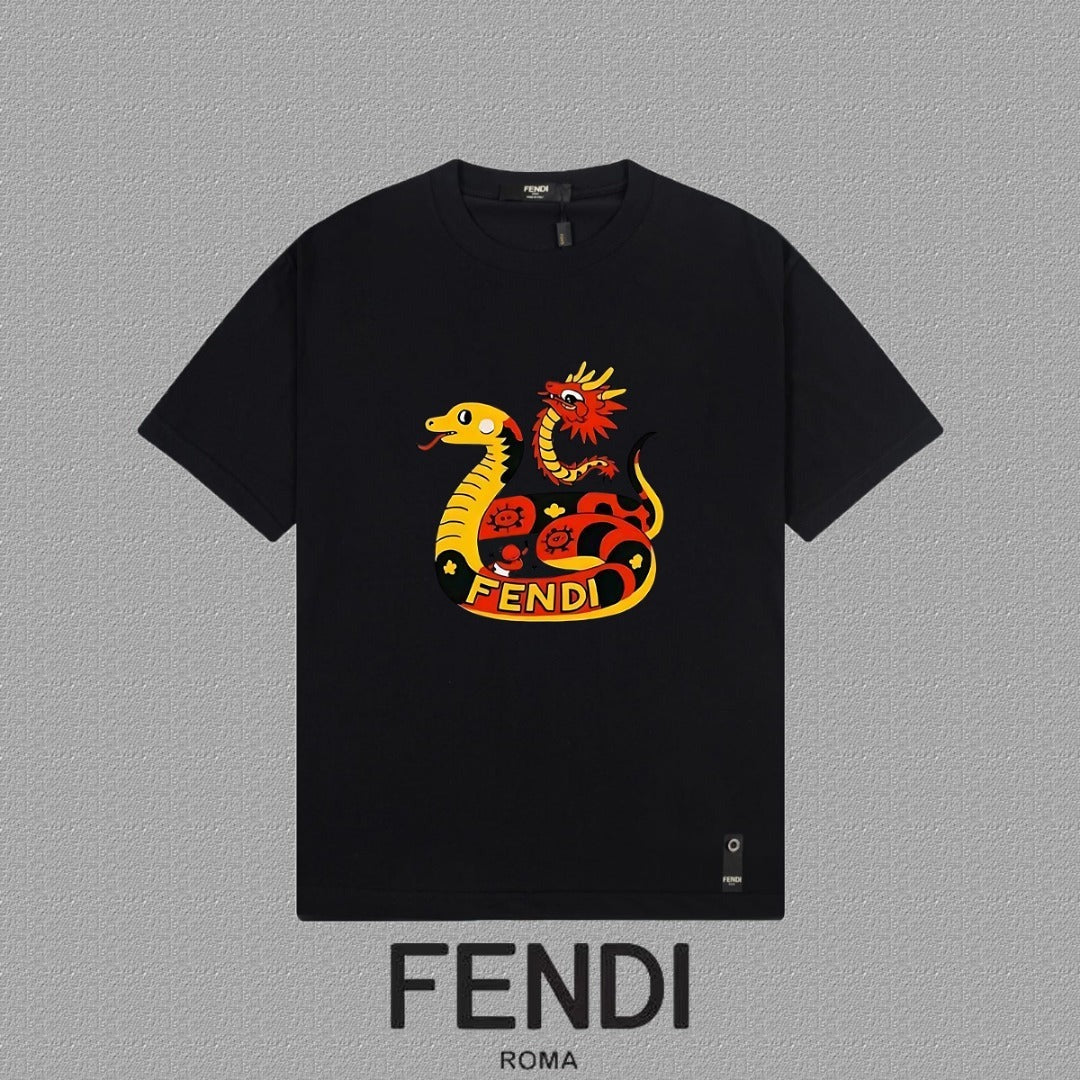 Fendi 2026 Men's Short-Sleeve T-Shirt Cotton 806090