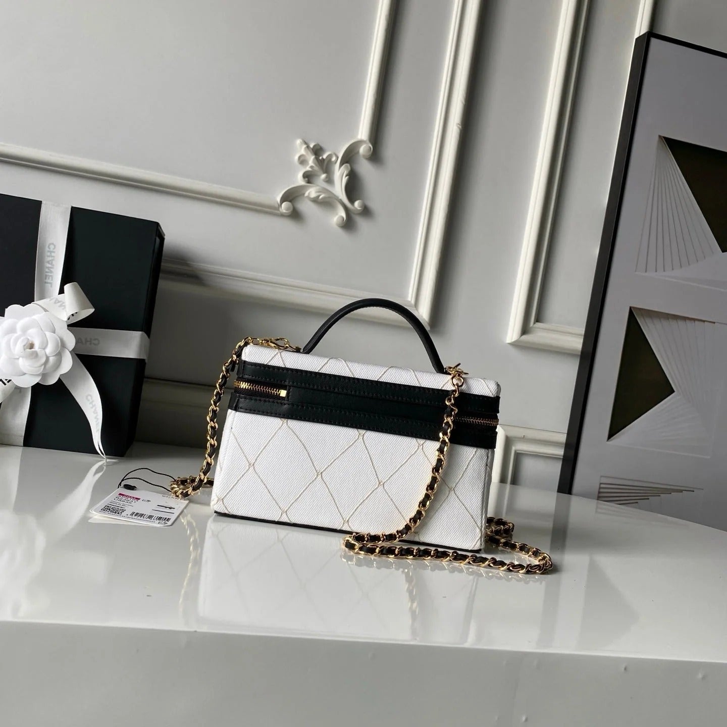 Chanel 2026 Cambon Ligne Bowling Bag 27cm Calfskin
