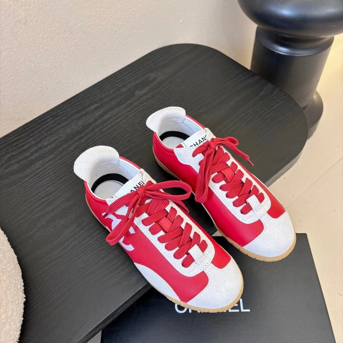 CC 2026 Sneakers Calfskin and Embossed Suede Calfskin