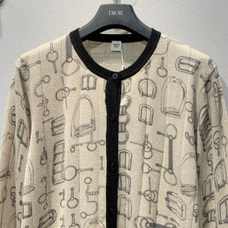 HM 26s Printed Knit Cardigan 406267