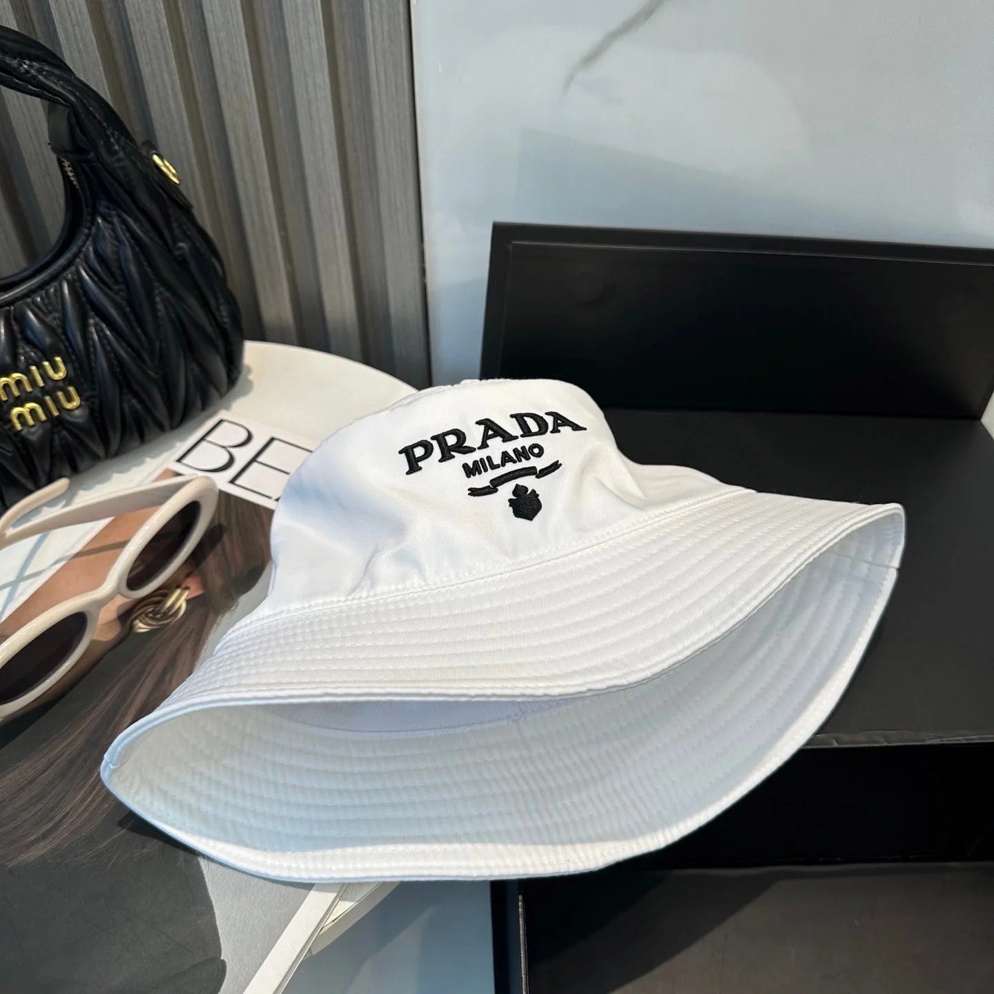 Prada Bucket Hat Cotton 380964
