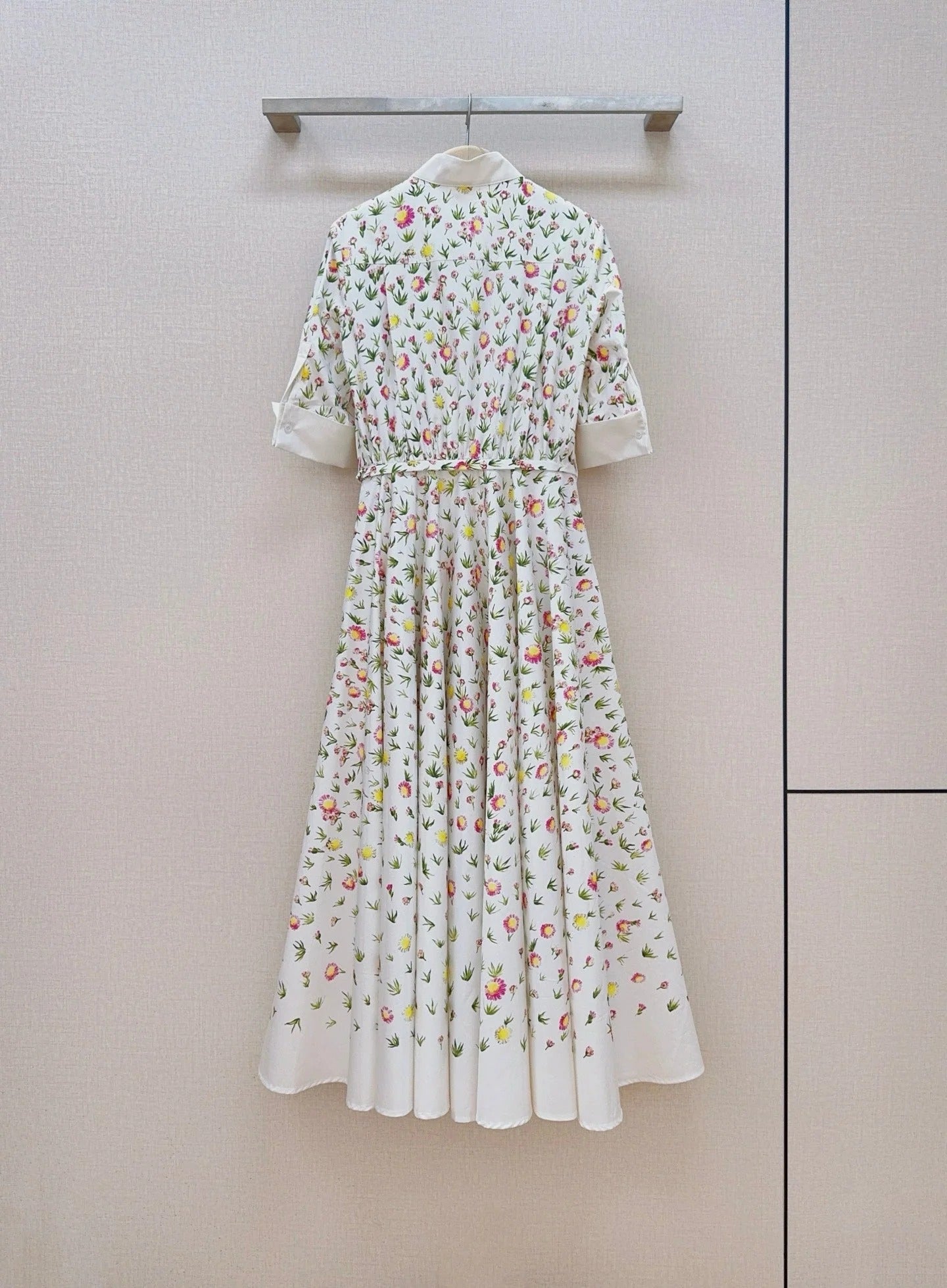 Dior 2026 Printed Dress Cotton Poplin 571250