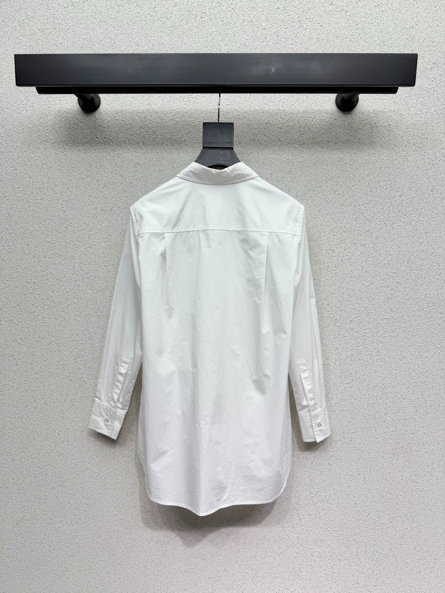 Dior 2026 Embroidered Logo Shirt White Cotton 374551