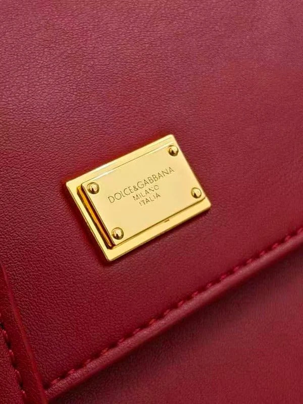 DB My Sicily Bag 21cm Red Calfskin