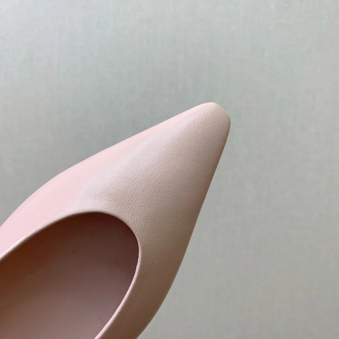 LP REBECCA BALLERINAS PASTEL PINK CALFSKIN