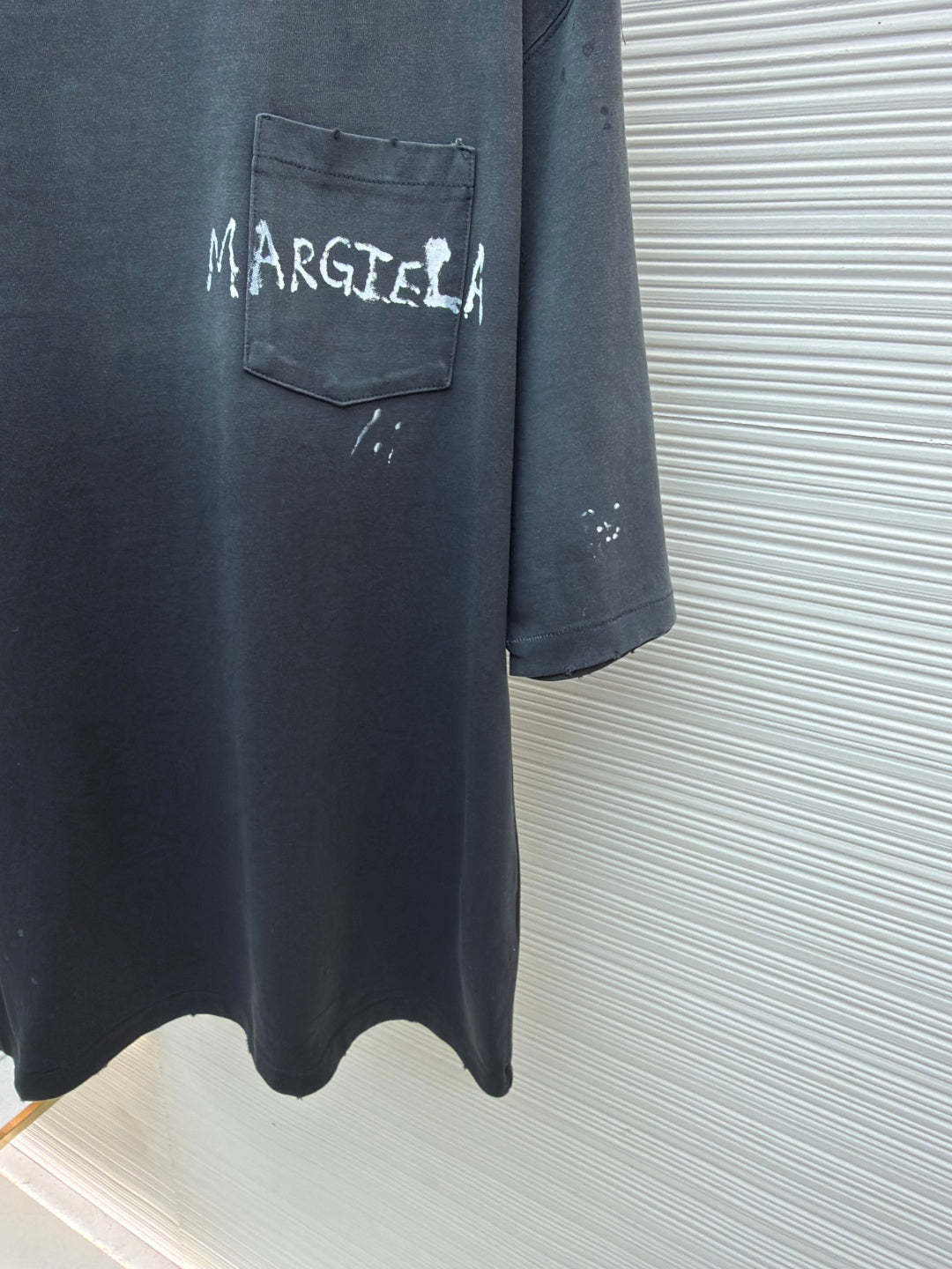 Maison Margiela Logo-Print T-Shirt Grey 530059