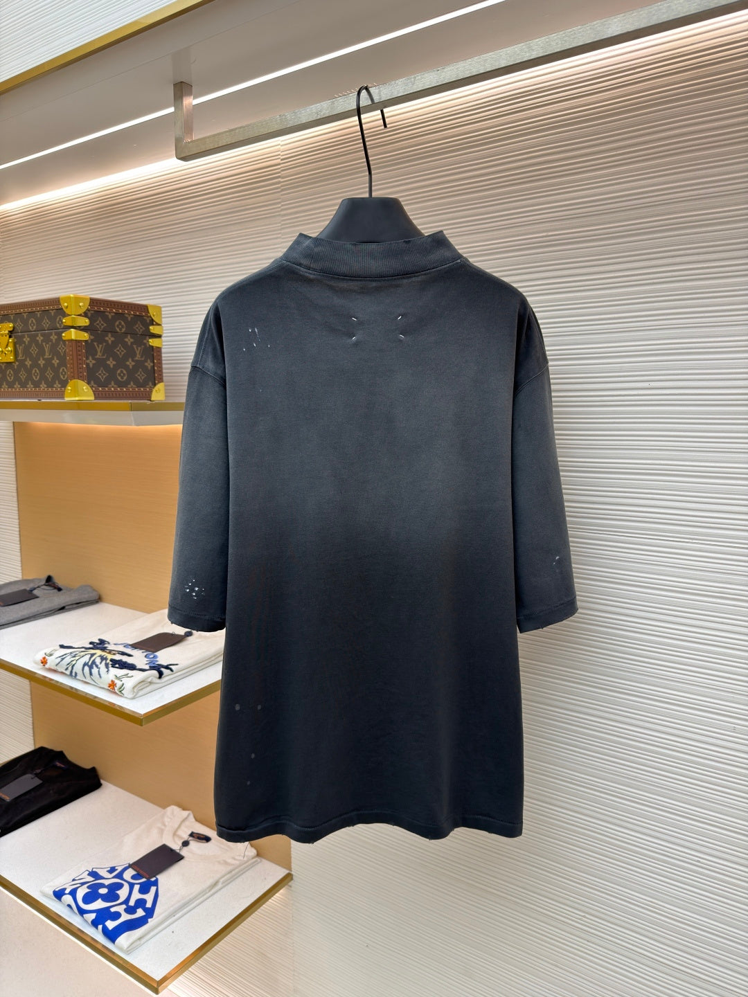 Maison Margiela Logo-Print T-Shirt Grey 530059