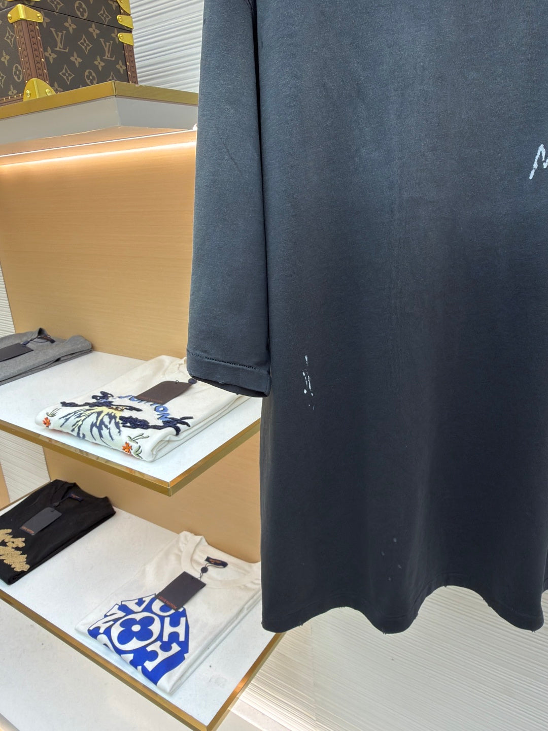 Maison Margiela Logo-Print T-Shirt Grey 530059