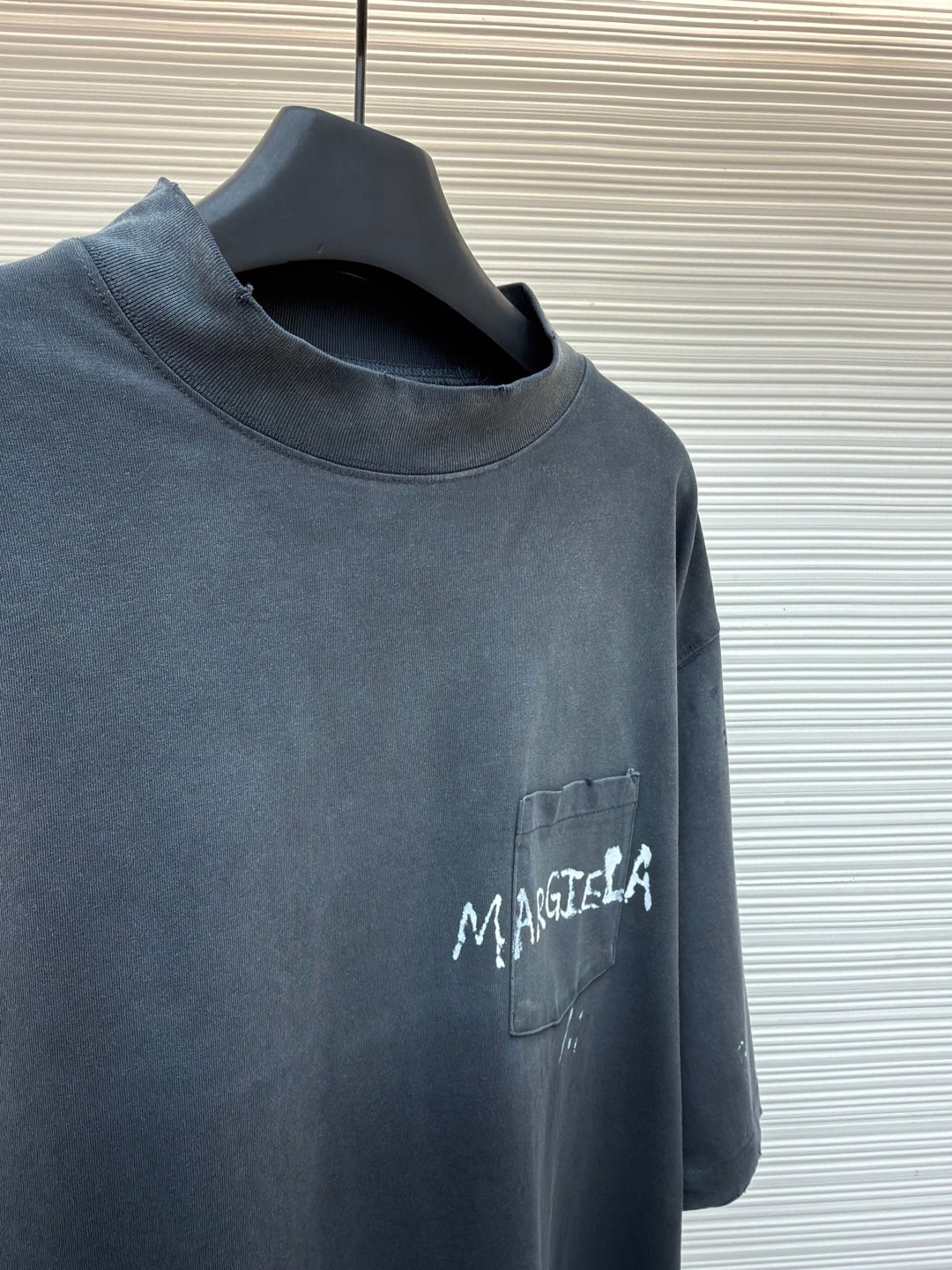 Maison Margiela Logo-Print T-Shirt Grey 530059