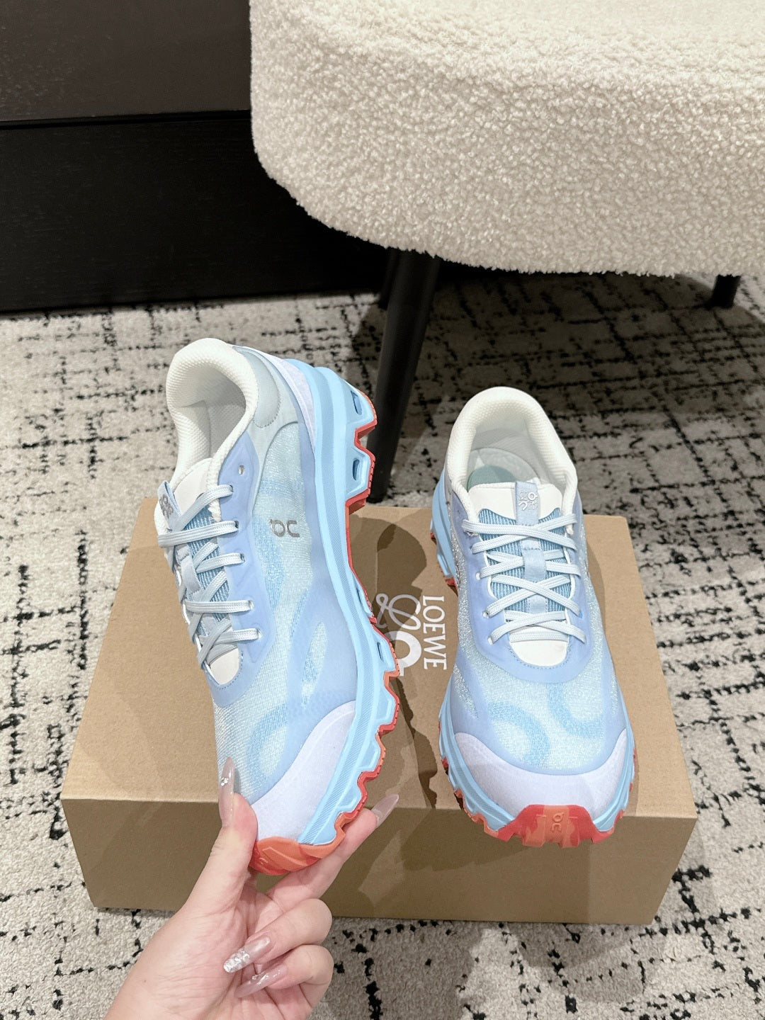 Loewe Ballet Runner 2.0 Sneaker Blue Mesh 500514