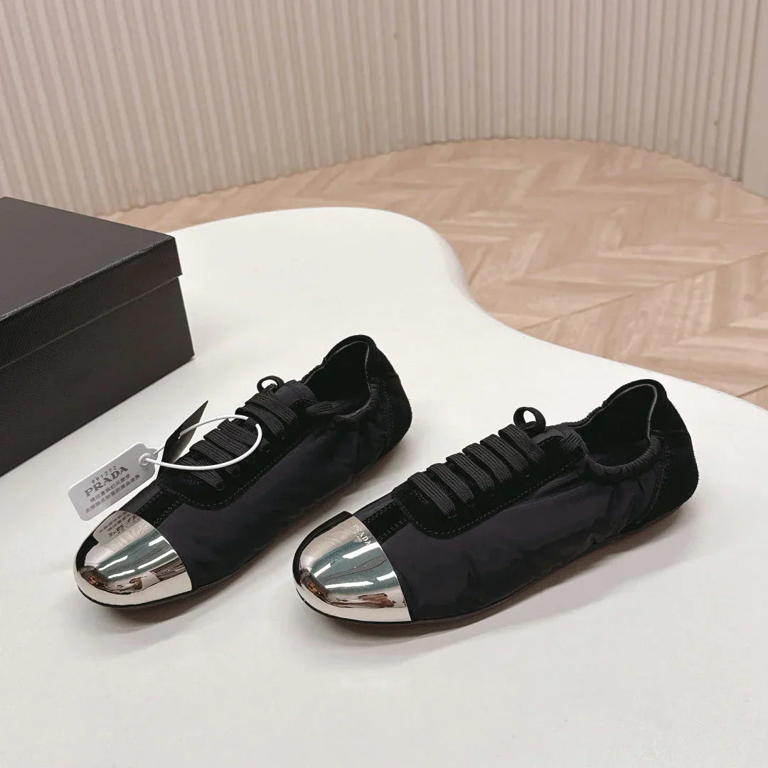 PRA 26S Mary Jane Black Sliver Canvas 600628