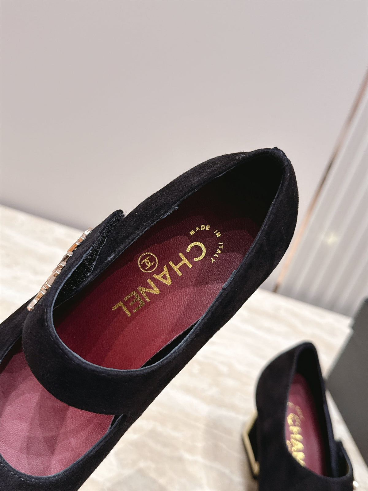 CC 26s Mary Jane Pumps 6cm Black Suede 121619