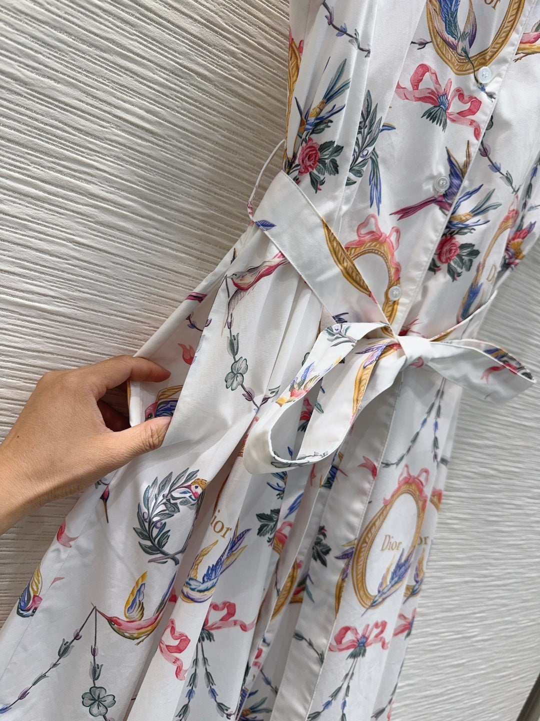 CD 26s Qixi Dress White Cotton 414405