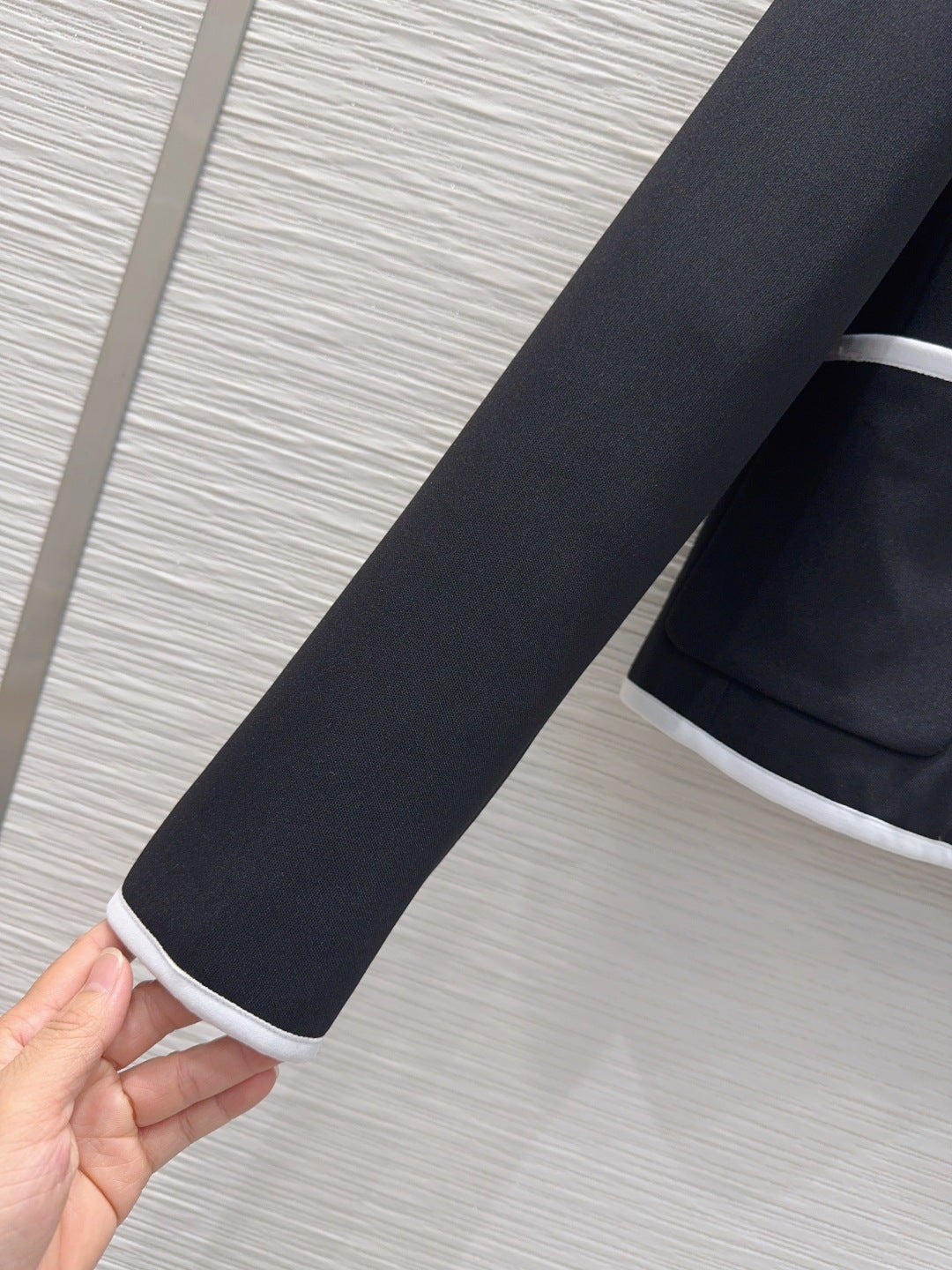 CD 26s Jacket Black White Technical Knit 414371