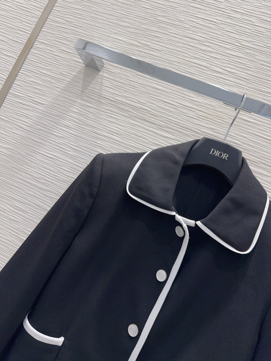 CD 26s Jacket Black White Technical Knit 414371