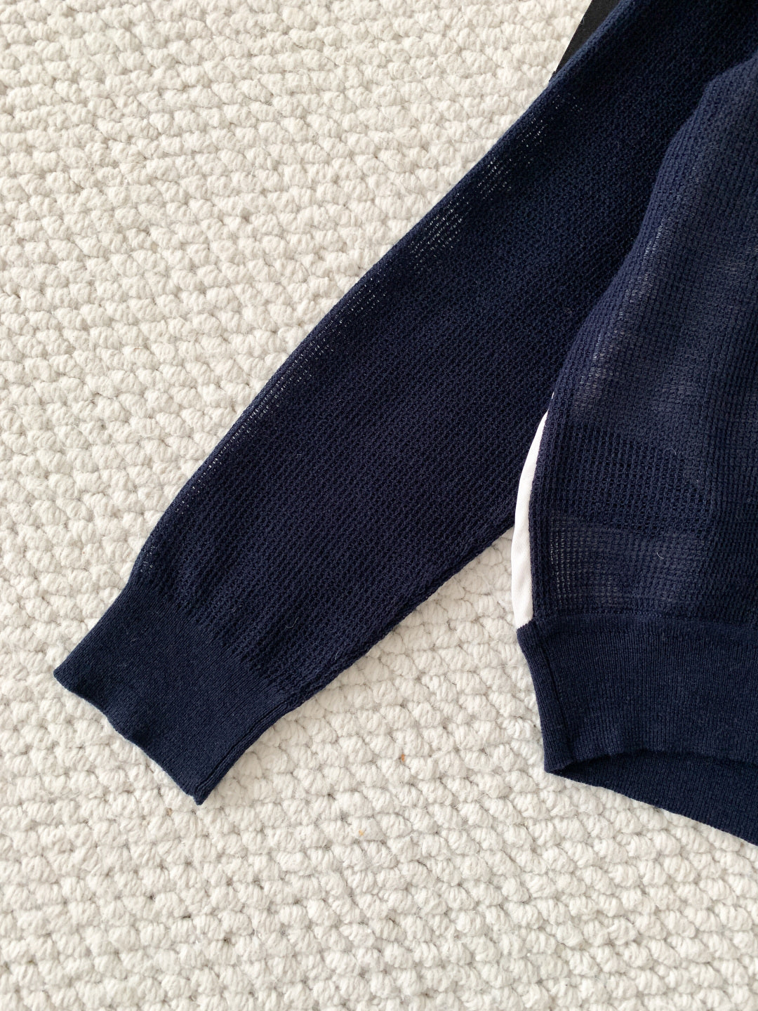 LP Libeccio Cardigan Blue Navy/Ivory Sky Mulberry Silk 380657
