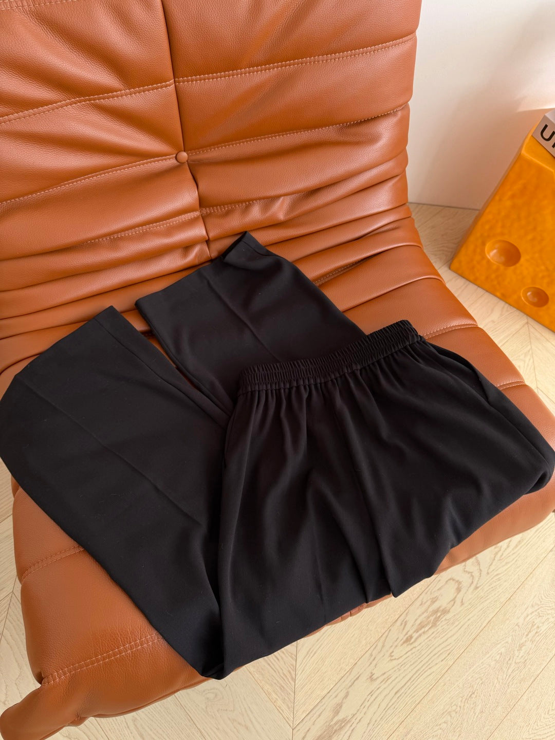 Celine Trousers Black Light  Wool Cloth 341445