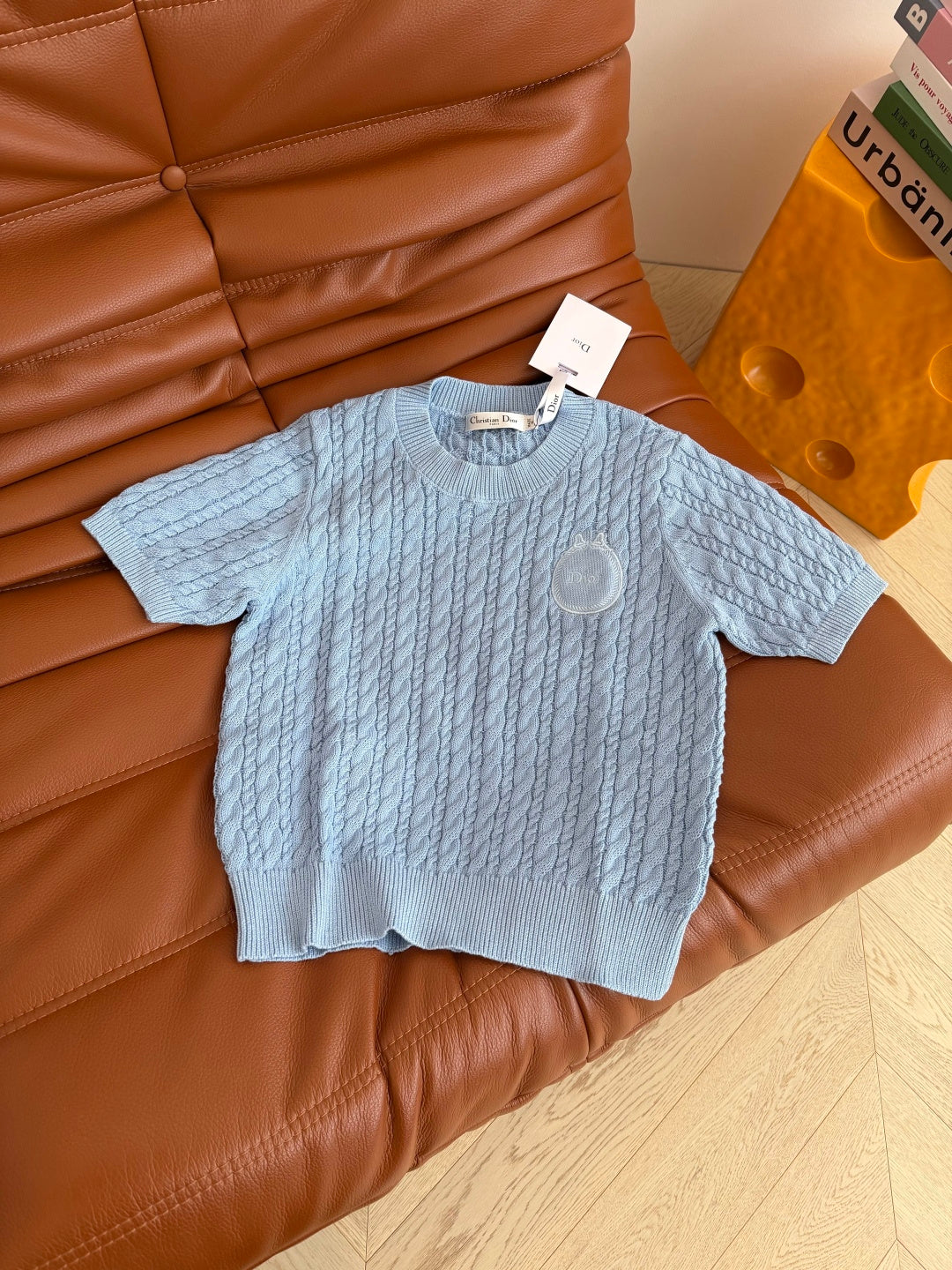 CD SS26 Dioramour Short-Sleeved Sweater Cashmere 348822