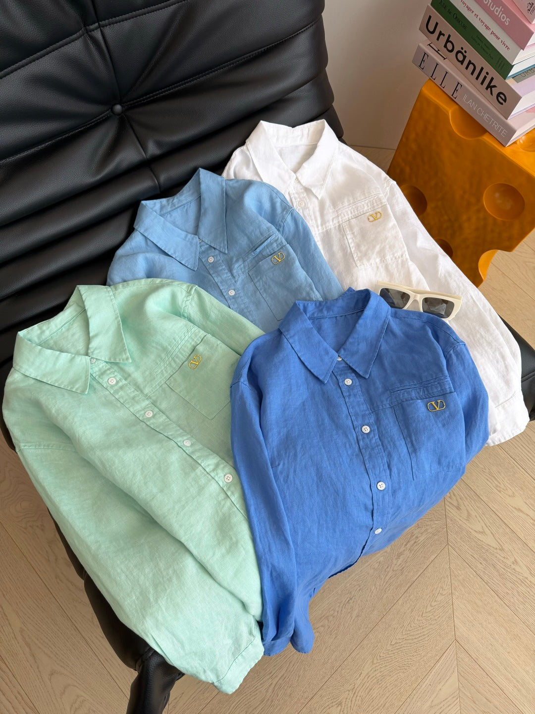 Valentino 26s Shirt Linen 396146