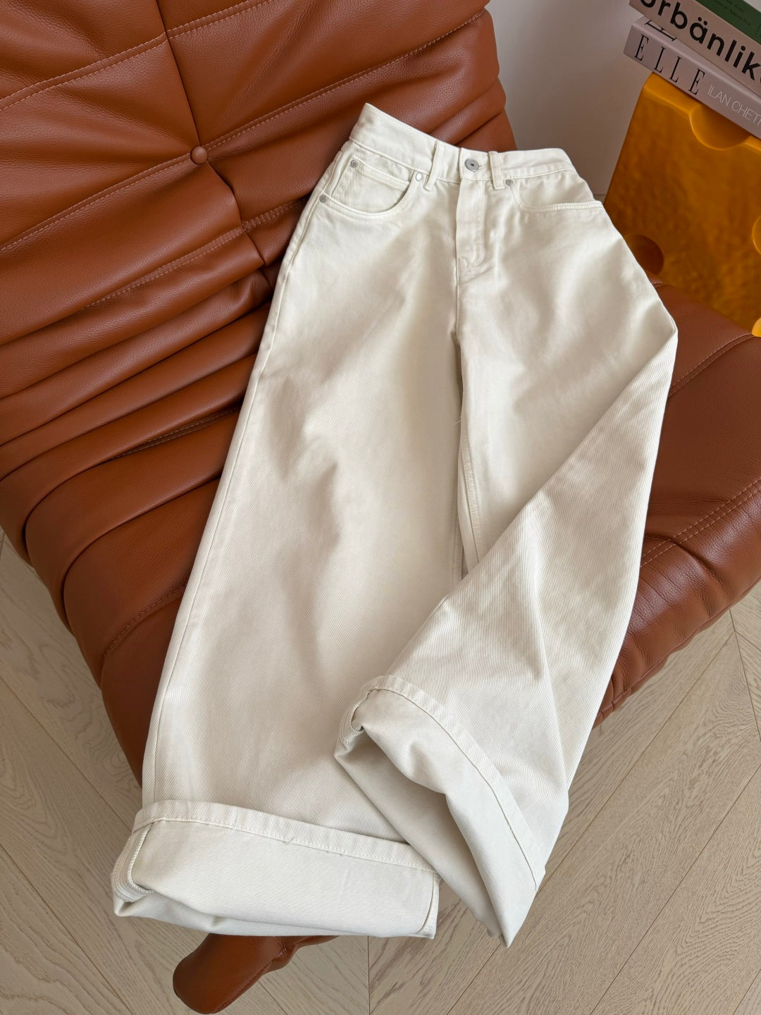 LP 26s Jeans Light Beige Cotton 396162