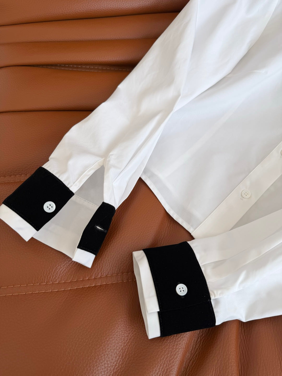 CC 26s Retro-Style Shirt Black White Cotton 424392