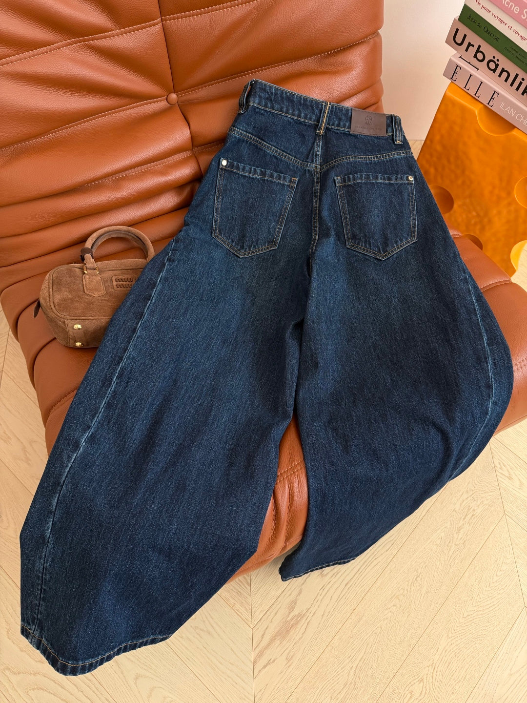 BC 26s Wide-Leg Jeans Dark Blue Denim 424256
