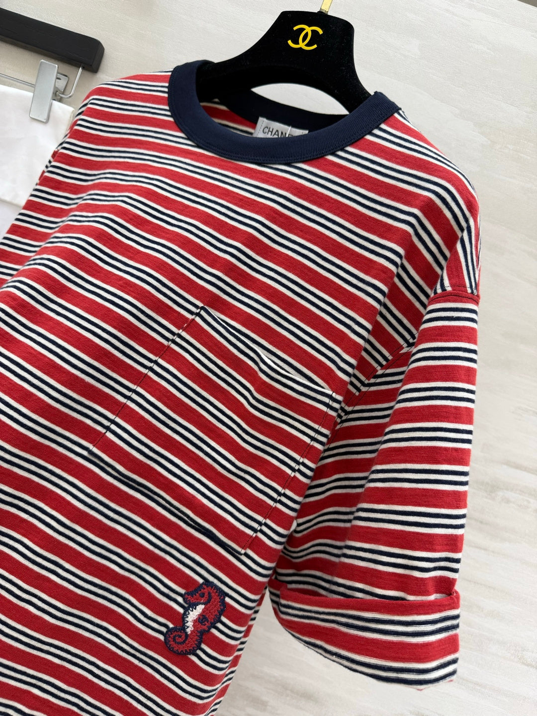 CC Cocobeach T-Shirt Black Red Cotton 394177