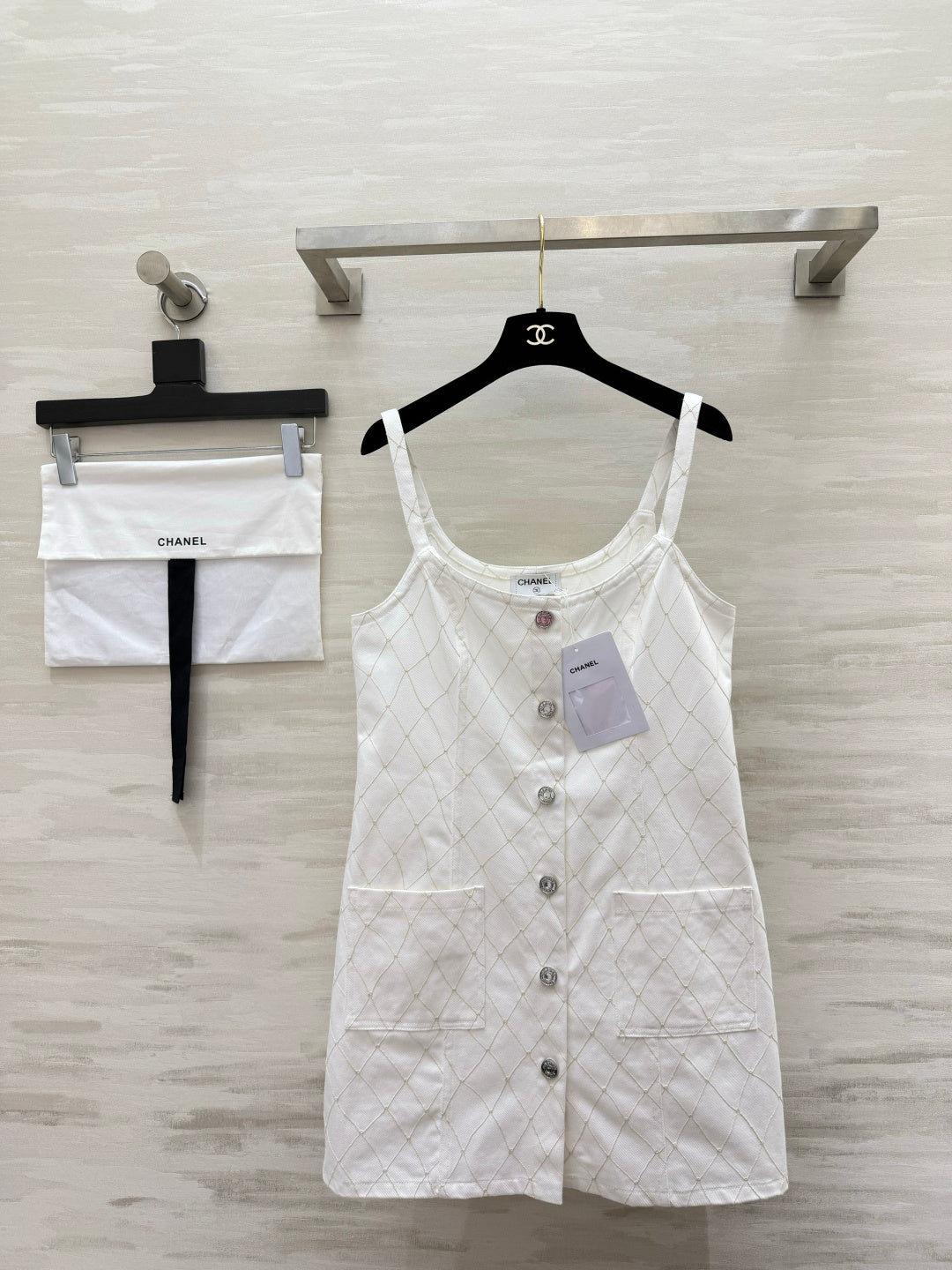 CC 26s Coco Beach Slip Dress White Cotton 397004