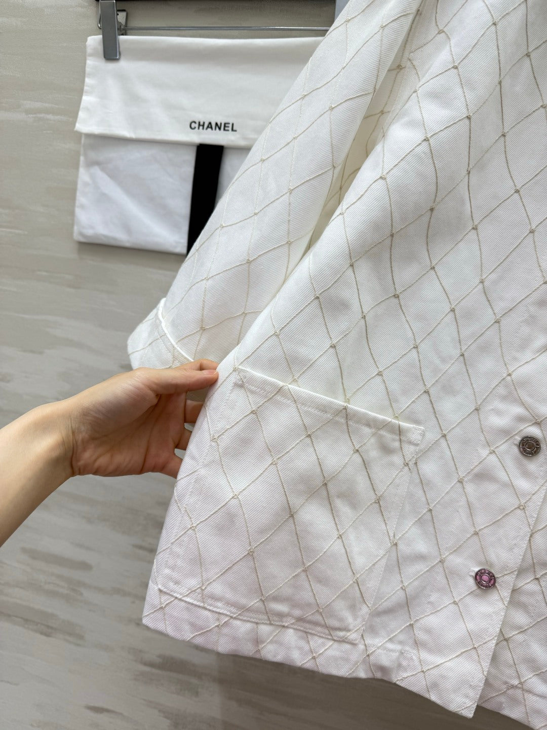CC 26s Coco Beach Jacket White Cotton 396993