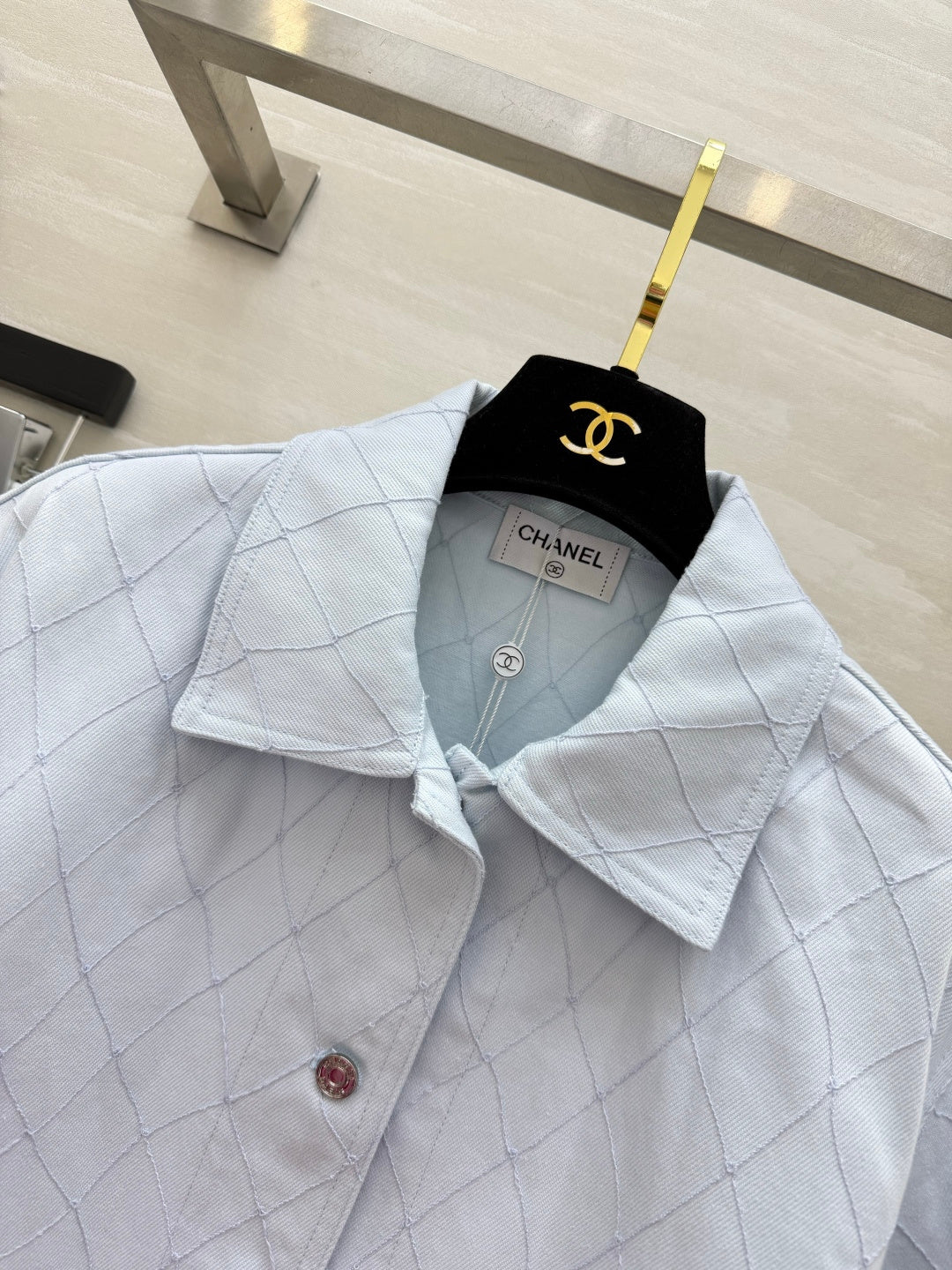 CC 26s Coco Beach Jacket Light Blue Cotton 396995