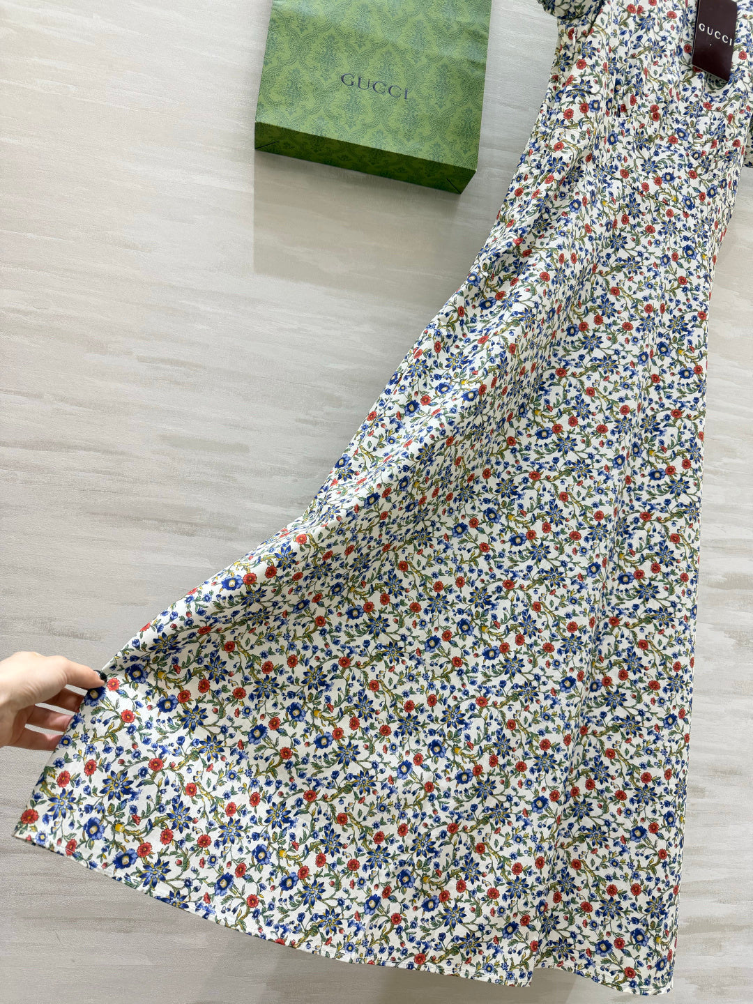 GG 26s Floral-Print Midi Dress 398885