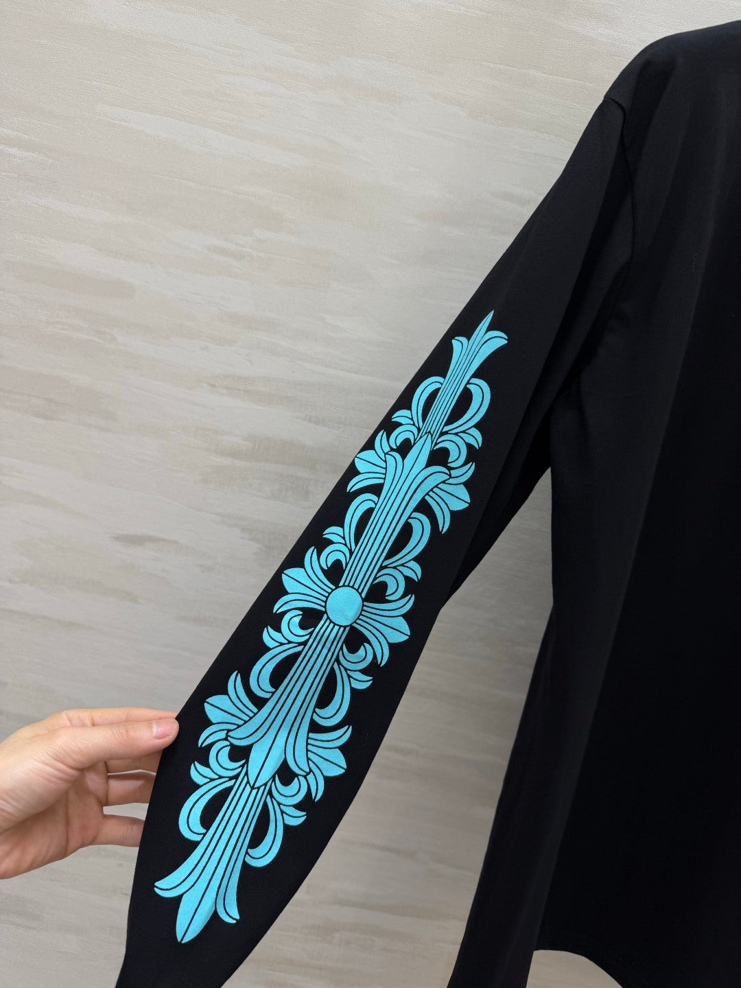 Chrome Hearts Tiffany Blue Long-Sleeve T-Shirt 410353
