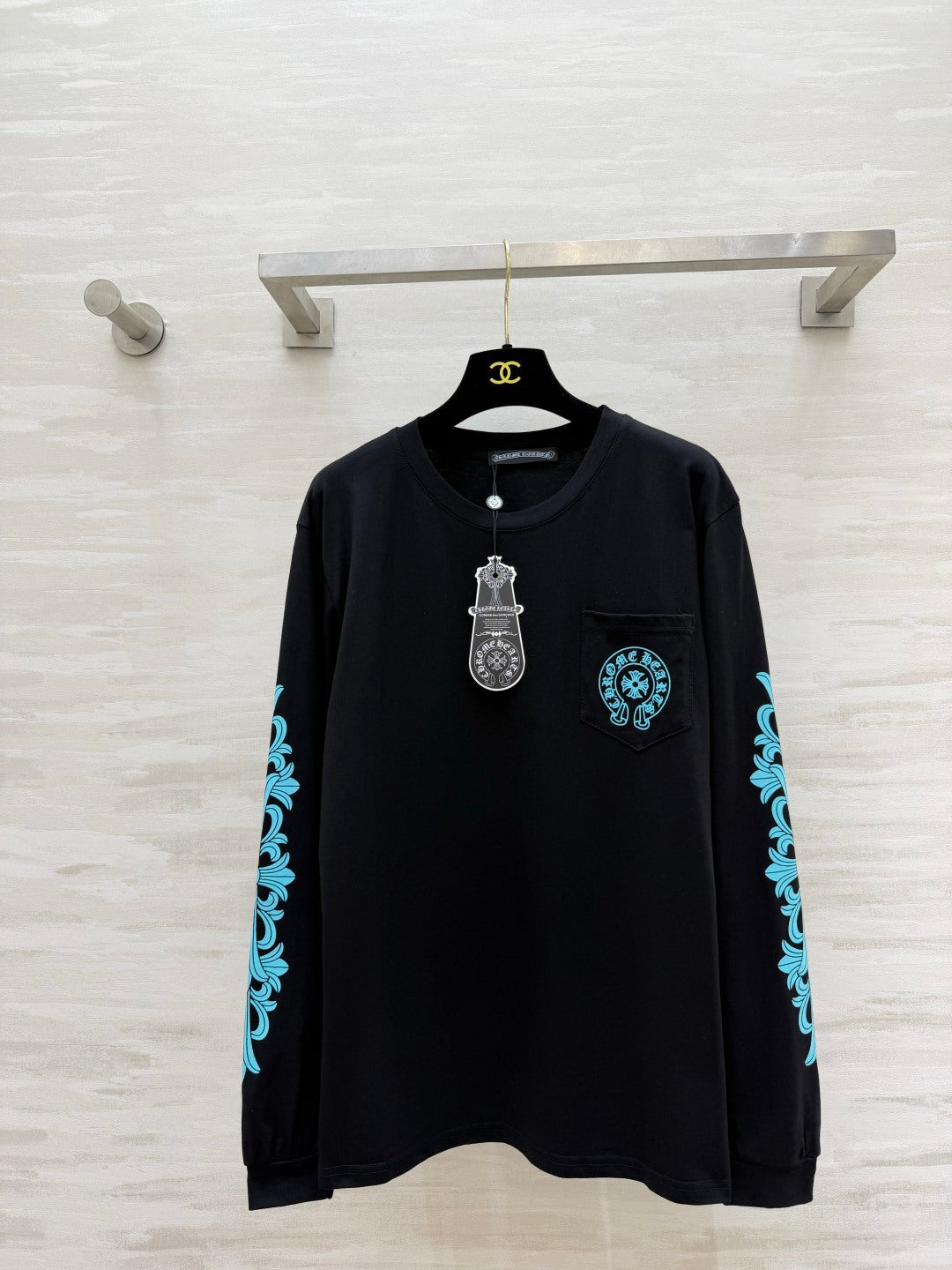 Chrome Hearts Tiffany Blue Long-Sleeve T-Shirt 410353