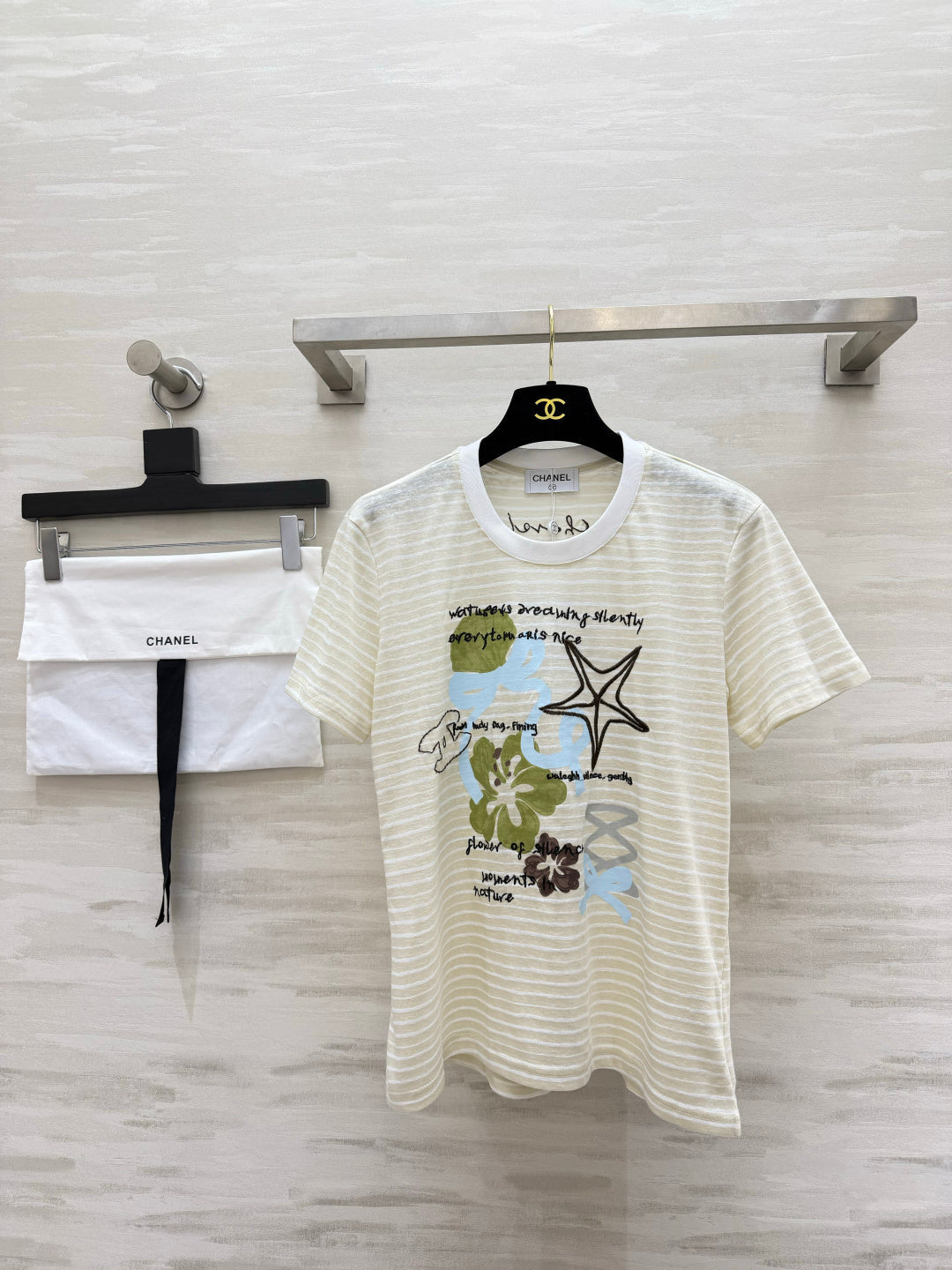 CC 26s Short-Sleeve T-Shirt Cream Cotton 412095