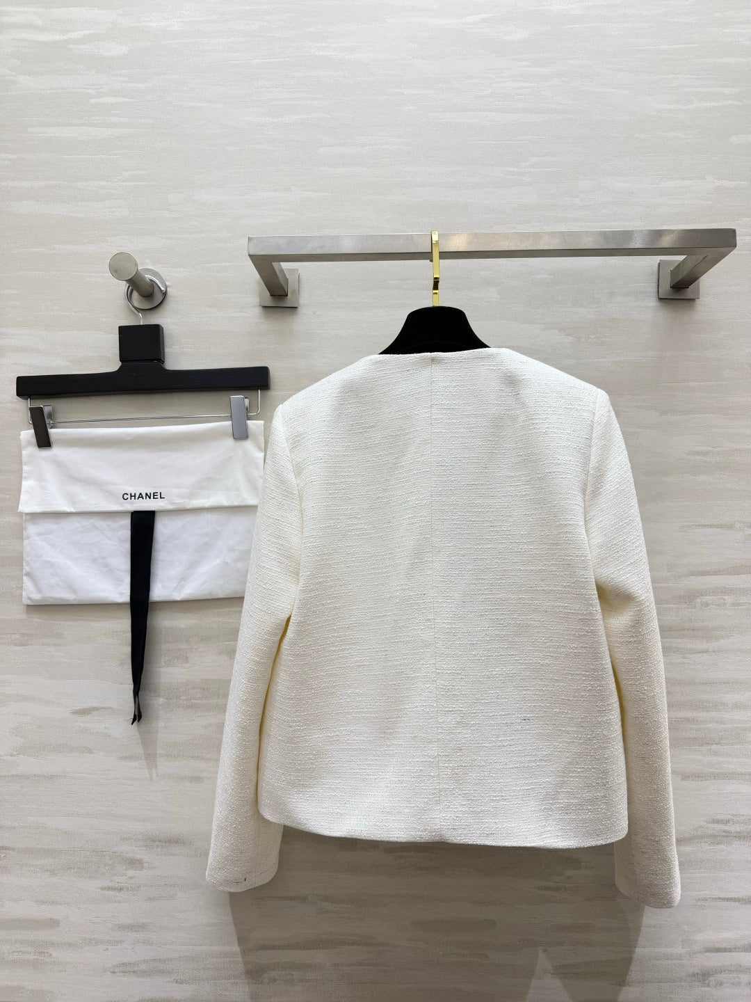 CC 26s Moonlight Mini Jacket White Tweed 423386