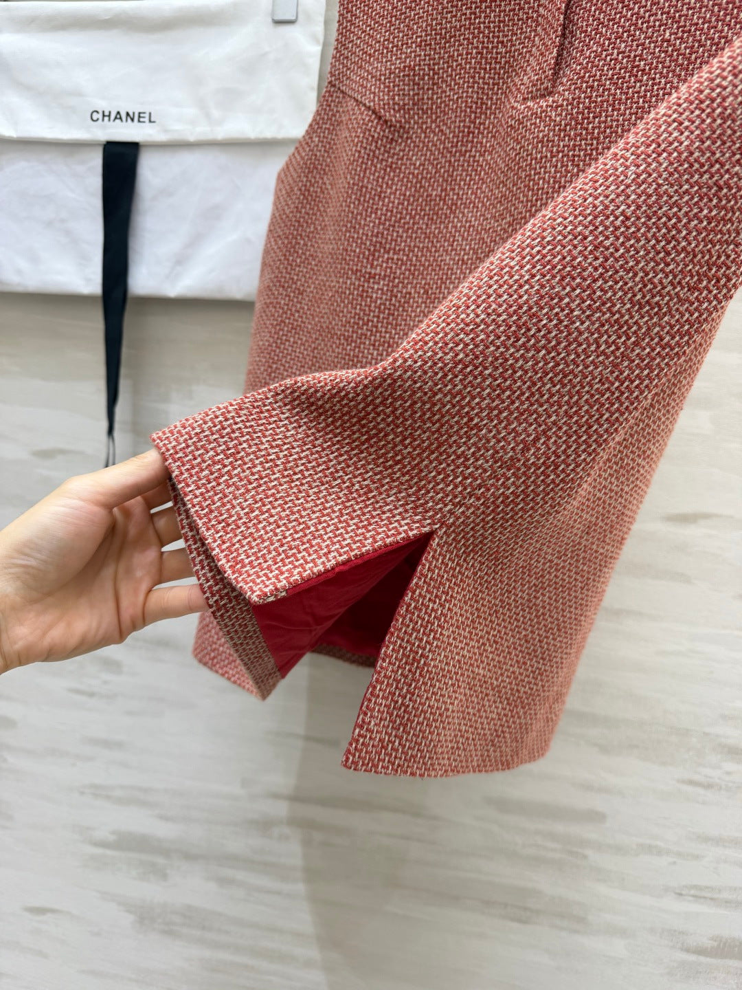CC 26S Coral Tweed Sleeveless Polo Top 428171