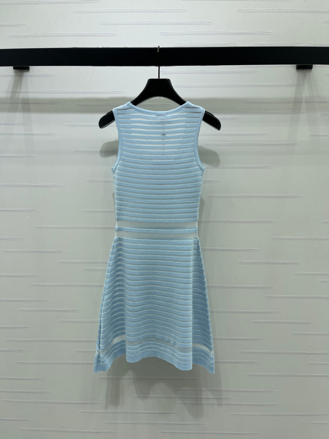 CC 26s Knit Vest Dress Moonlight Blue Polyester Viscose 373117