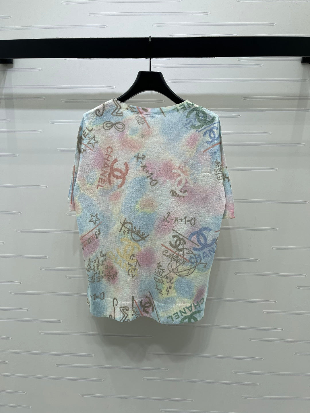 CC 26s Colorful Print Double C Knit Short Sleeve Cotton 382079