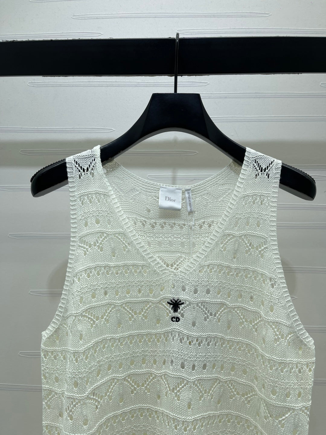 CD Knit Vest Dress Cotton 392669