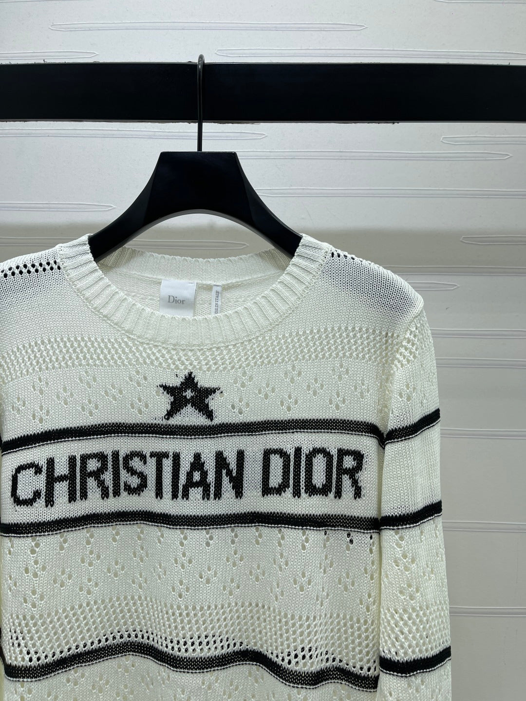 CD 26s Short-Sleeved Sweater White Wool 410778